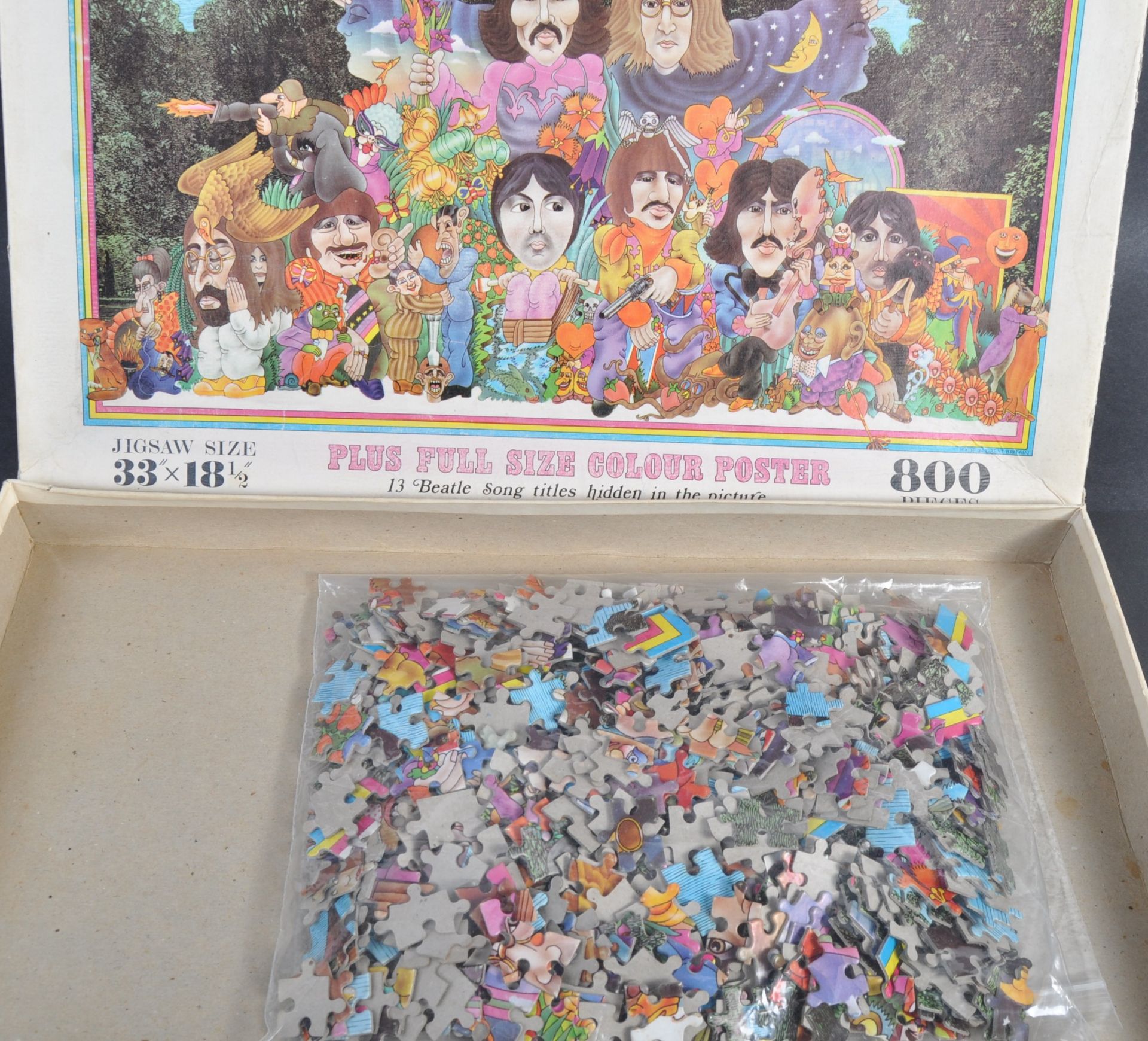 THE BEATLES - PHILMAR ILLUSTRATED LYRICS JIGSAW PUZZLE - Bild 2 aus 3