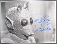 STAR WARS - PAUL BLAKE - GREEDO - SIGNED PHOTOGRAPH 16X12"