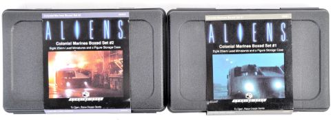 TWO LEADING EDGE GAMES ALIENS LEAD FIGURES BOX SETS