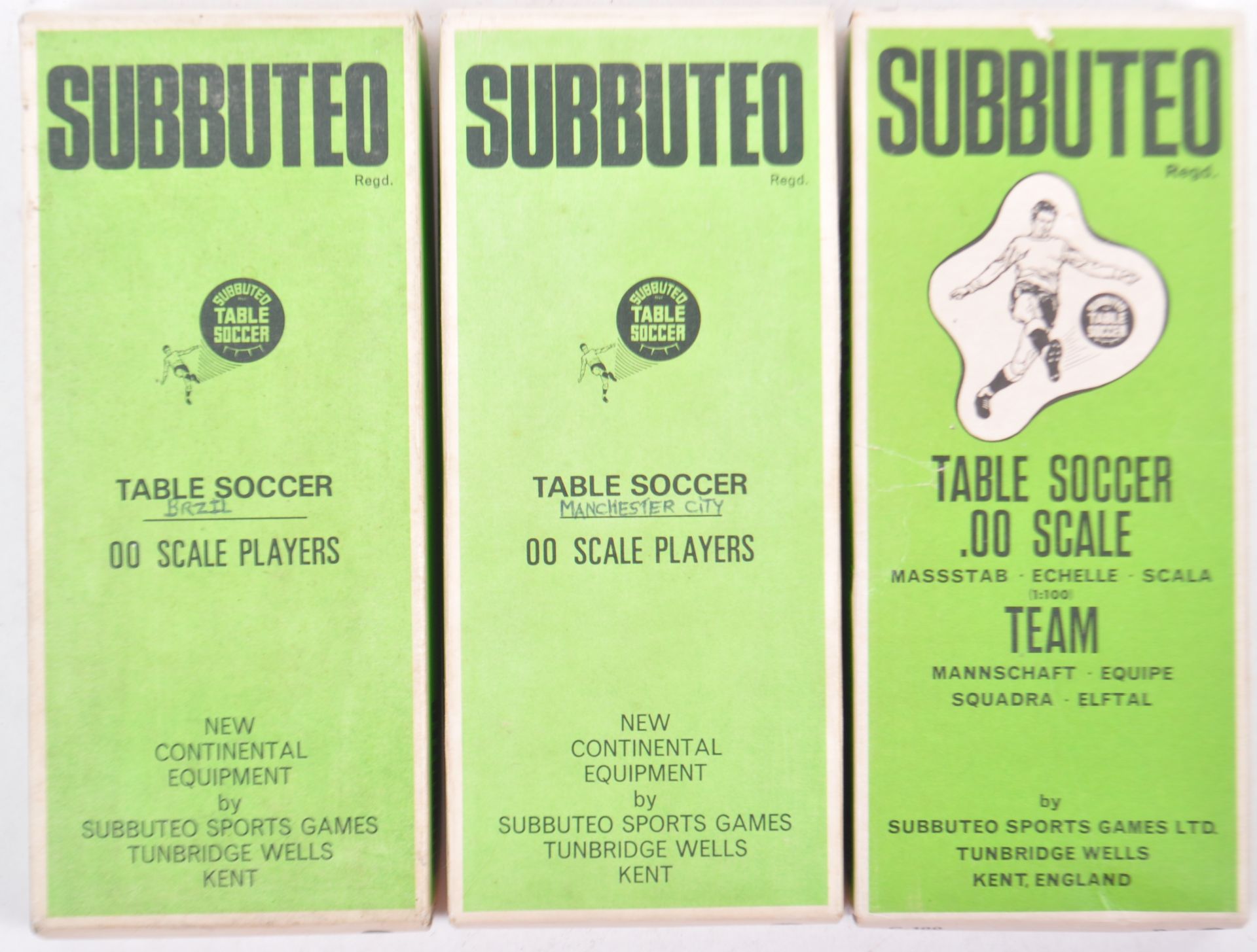 COLLECTION OF 1970'S SUBBUTEO TABLE SOCCER TEAMS