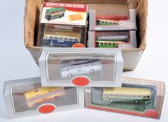 COLLECTION OF X11 ASSORTED CORGI AND EFE DIECAST MODEL BUSES