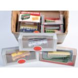 COLLECTION OF X11 ASSORTED CORGI AND EFE DIECAST MODEL BUSES