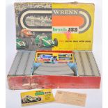 VINTAGE WRENN FORMULA 152 SCALEXTRIC TYPE SLOT RACING CAR SET