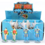 VINTAGE 1980S PRESENTS BATMAN COUNTER TOP STOCK BOX OF FIGURES