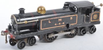 ORIGINAL VINTAGE HORNBY 0 GAUGE CLOCKWORK TRAINSET LOCOMOTIVE