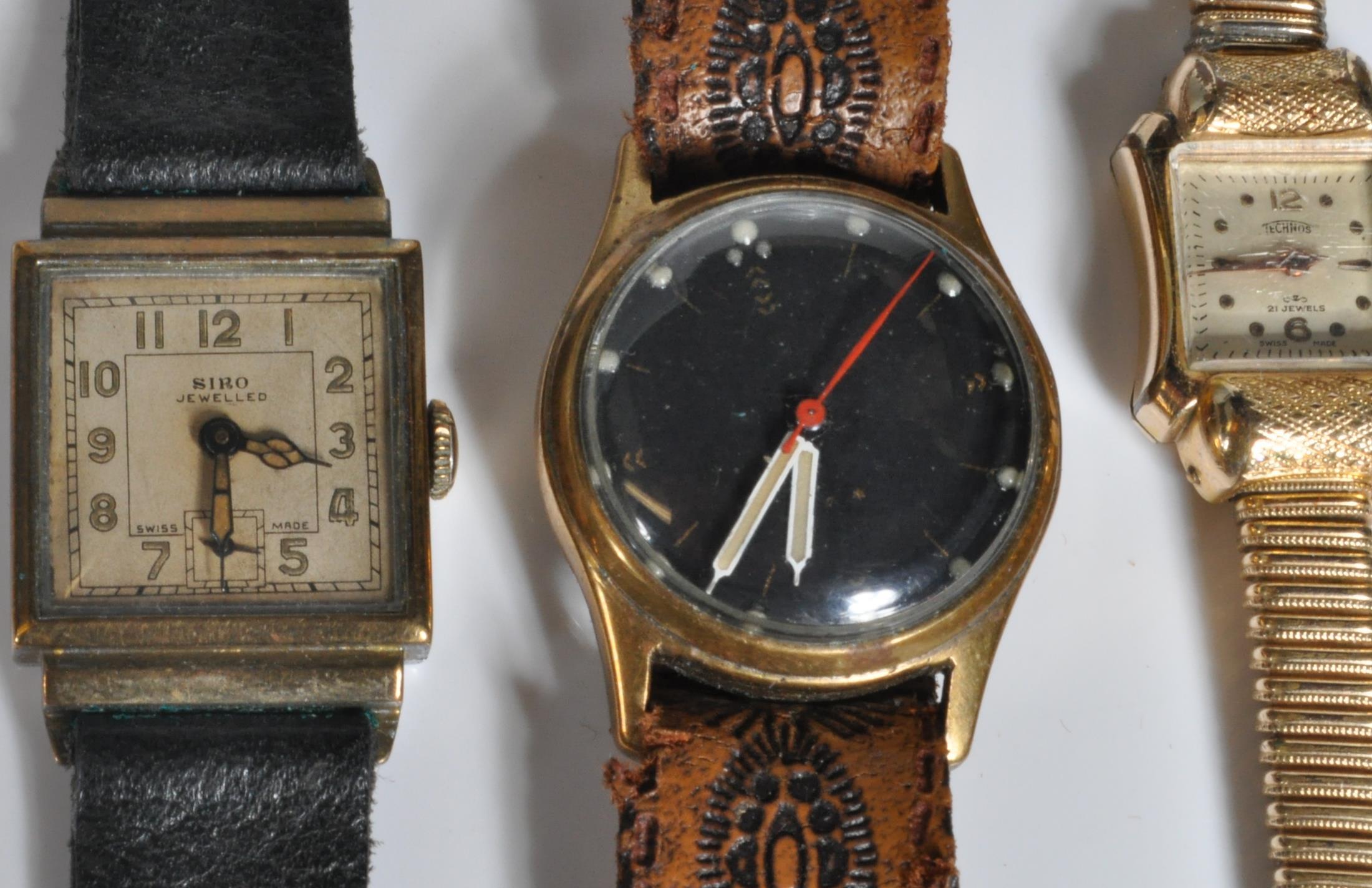 SERVICES WATCH, TANK FACED SIRO & TECHNOS WATCHES - Image 2 of 7