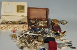 LARGE COLLECTION OF COSTUME JEWELLERY