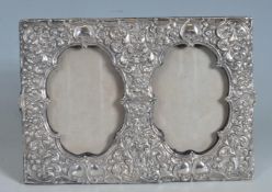 1092 EDWARDIAN SILVER HALLMARKED PHOTO FRAME BY WILLIAM DEVENPORT