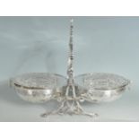 SILVER PLATED METAMORPHIC MUFFIN WARMER