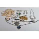 COLLECTION OF COSTUME JEWELLERY