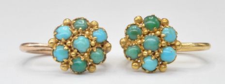 VICTORIAN TURQUOISE DROP EARRINGS