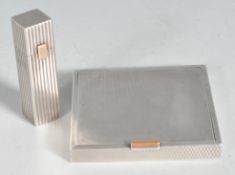 TWO ART DECO SILVER HALLMARKED LADIES PURSE ITEMS