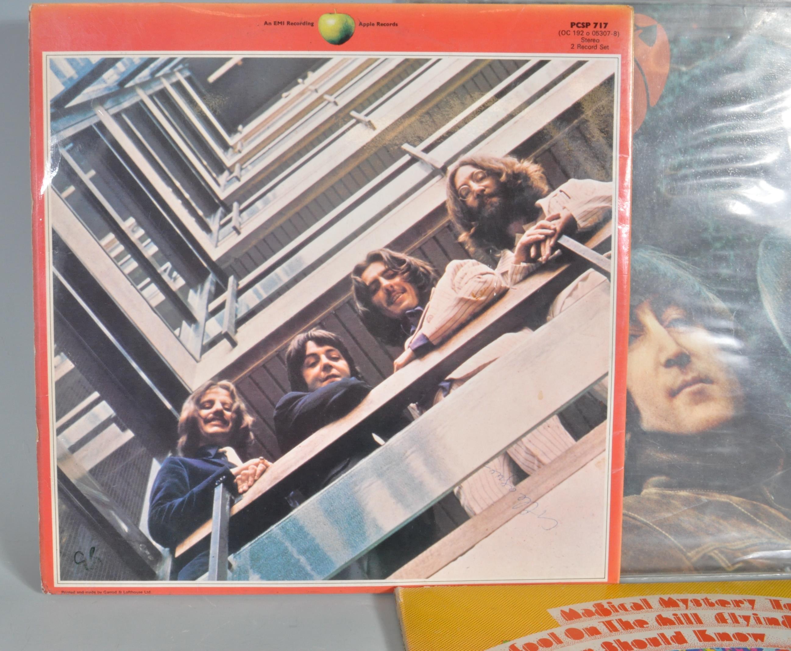 THE BEATLES - A GROUP OF FOUR VINYL RECORD ALBUMS - Image 3 of 9