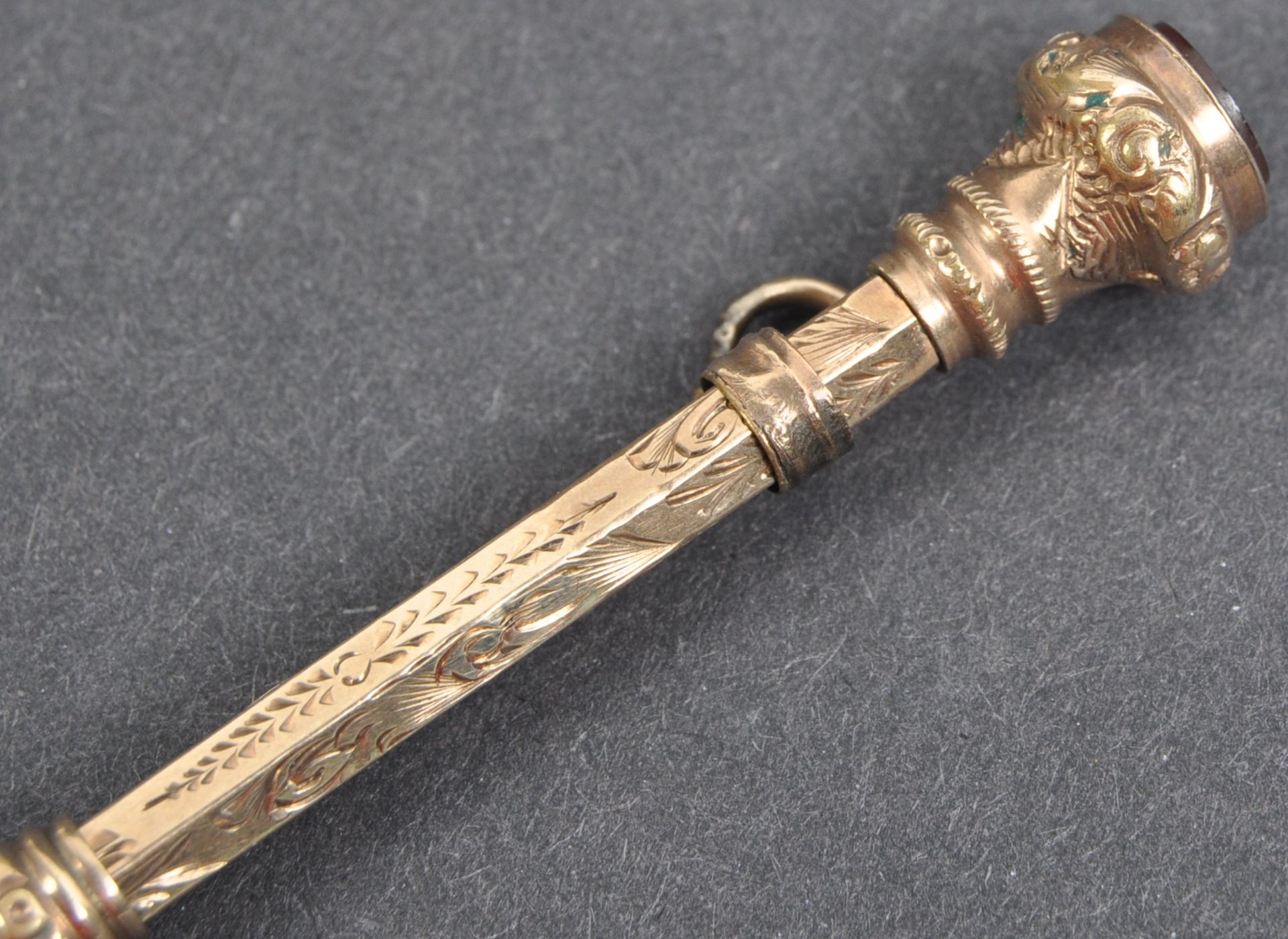 VICTORIAN 9CT GOLD MECHANICAL PENCIL - Image 4 of 5