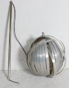 RETRO VINTAGE LATE 20TH CENTURY HENRI MATHIEU STYLE PENDANT LAMP