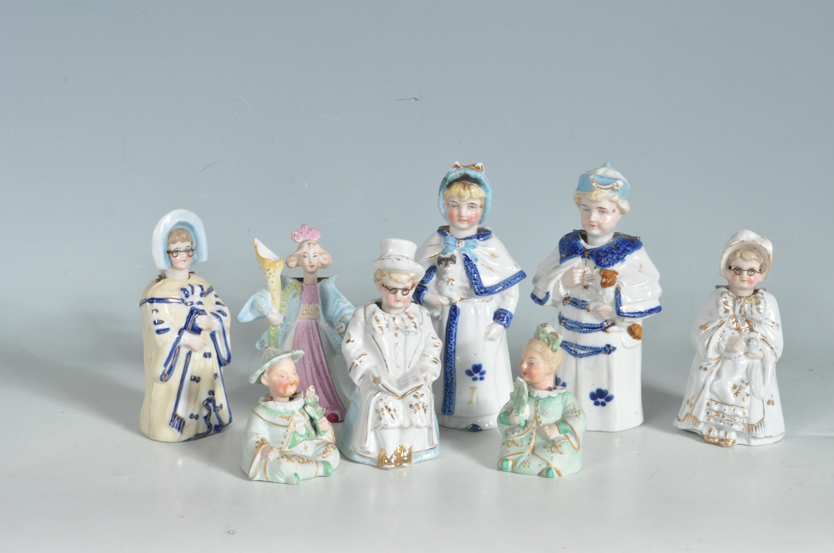 COLLECTION OF LATE 19TH EARLY 20TH CENTURY NODDER FIGURINES