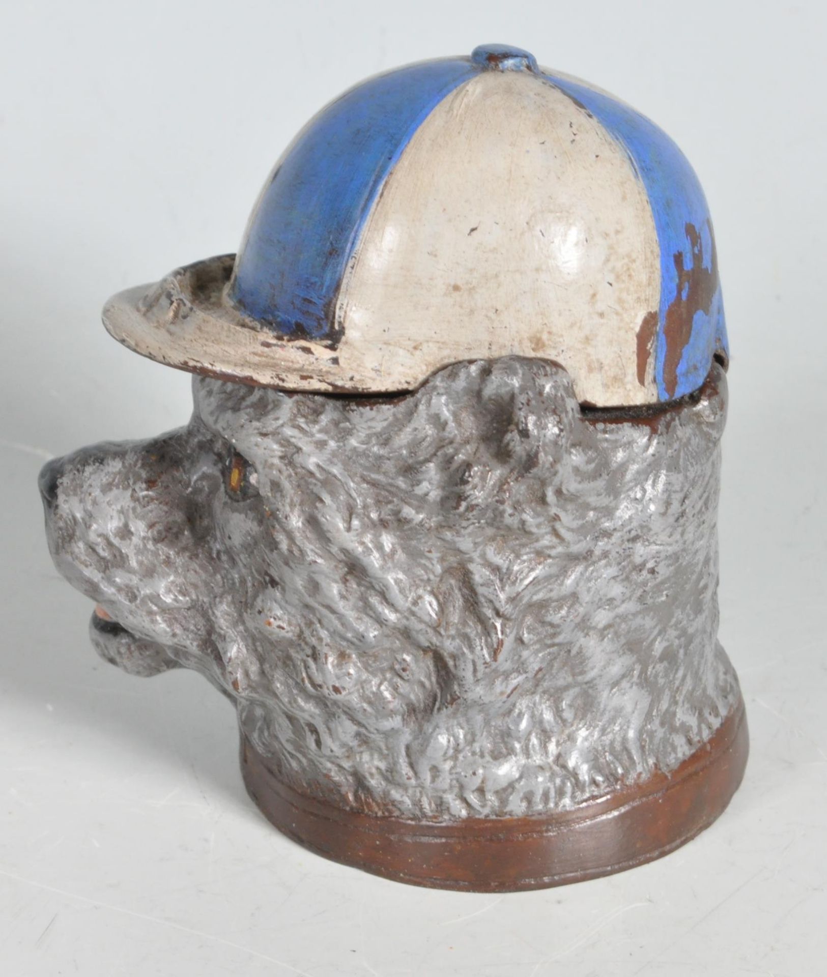 VINTAGE STYLE INKWELL IN THE FORM OF A DOG. - Image 3 of 5