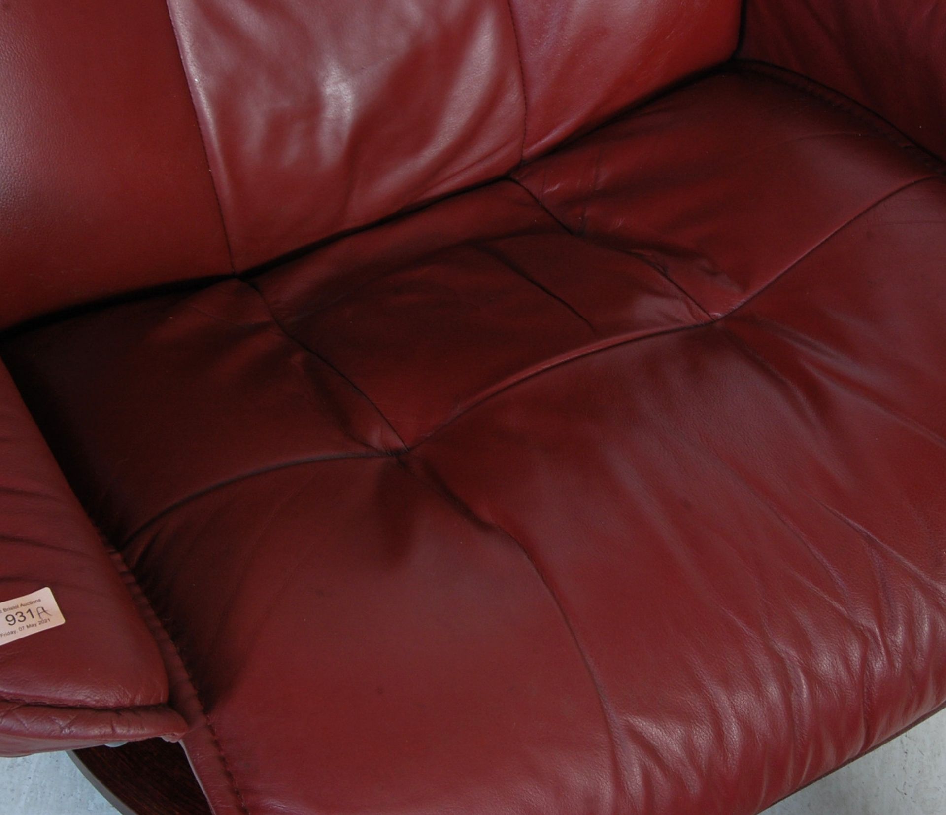 CONTEMPORARY EKORNES STRESSLESS LEATHER RECLINING - Bild 5 aus 7