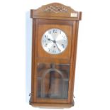 20TH CENTURY OAK CASED WALL CLOCK