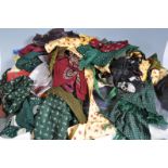 LARGE COLLECTION OF VINTAGE MENS SCARVES CRAVATS AND TIES.