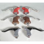 VINTAGE BICYCLE AND SPARES - THREE PAIRS OF RETRO VINTAGE BRAKE LEVERS BY SUNTOUR SUPERBE