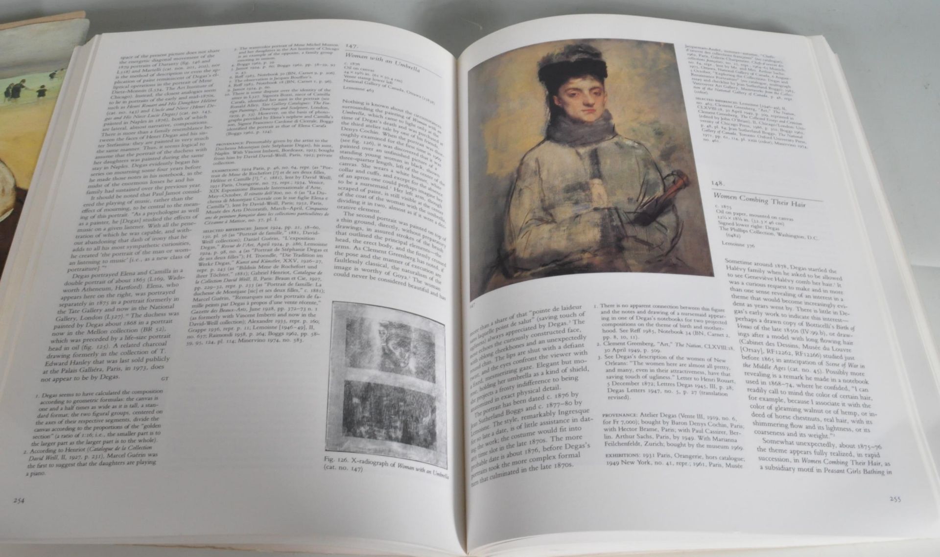 GROUP OF FIVE DEGAS ART REFERENCE HARDBACK BOOK - Image 7 of 9