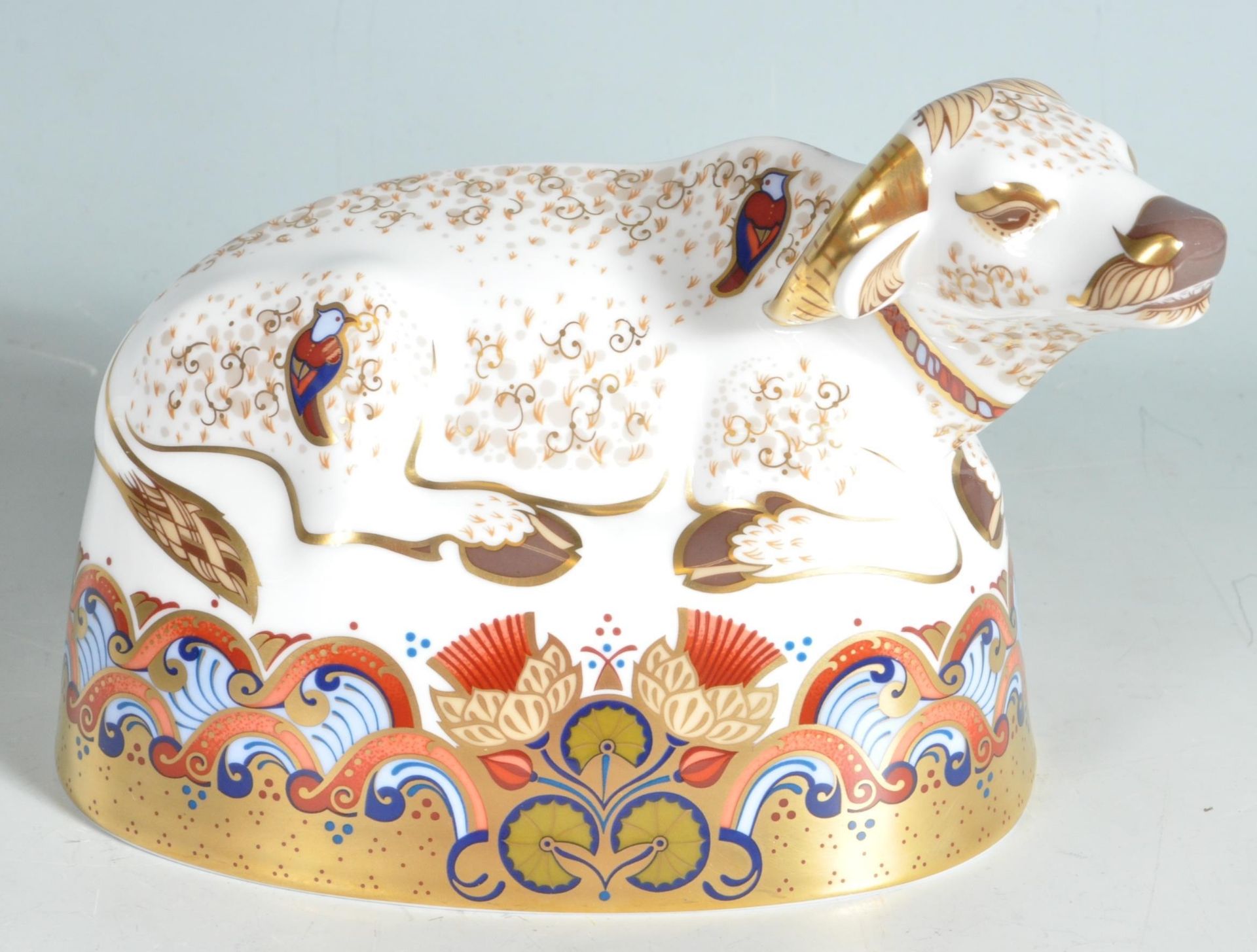 ROYAL CROWN DERBY WATER BUFFALO PAPERWEIGHT FIGURINE