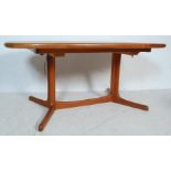 1970’S TEAK WOOD EXTENDING DINING TABLE BY DYRLUND