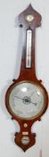 19TH CENTURY VICTORIAN MAHOGANY WALL MOUNTED BAROMETER