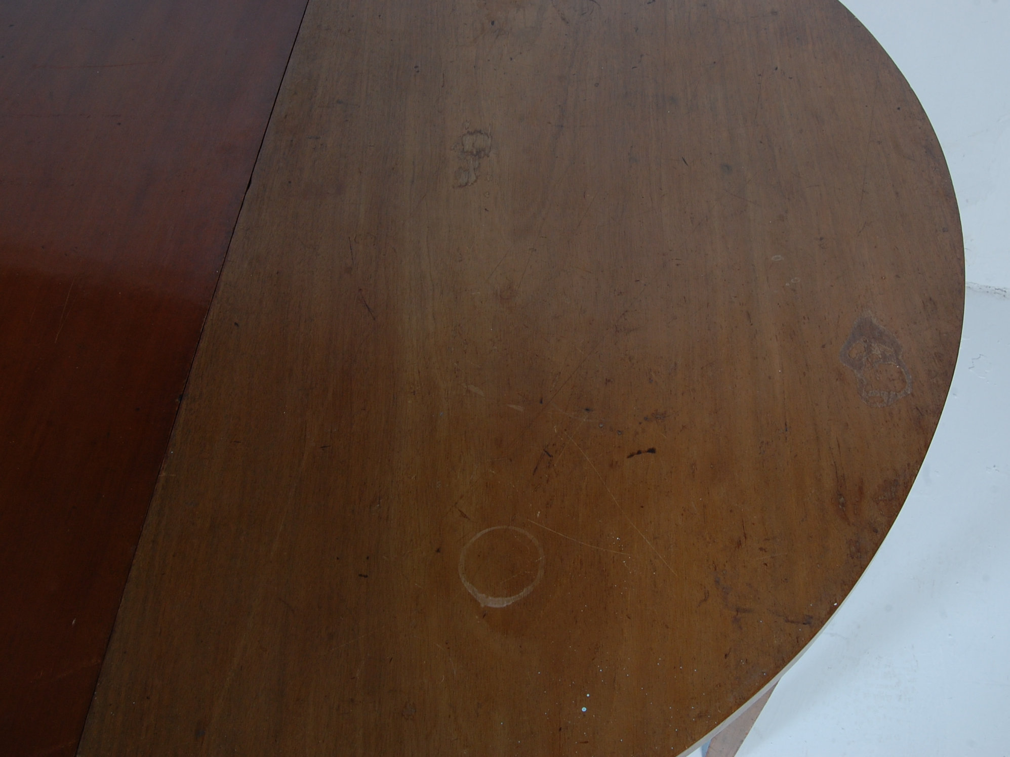 19TH CENTURY VICTORIAN MAHOGANY D-END TABLE - Image 6 of 6