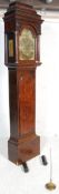 19TH CENTURY VICTORIAN FRUITWOOD LONGCASE CLOCK