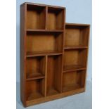 CIRCA 1950’S OAK OPENED WINDOW BOOKCASE