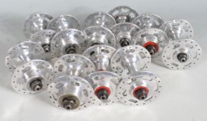 VINTAGE BICYCLE AND SPARES - COLLECTION OF RETRO VINTAGE 1980S FRONT AND BACK HUB SETS