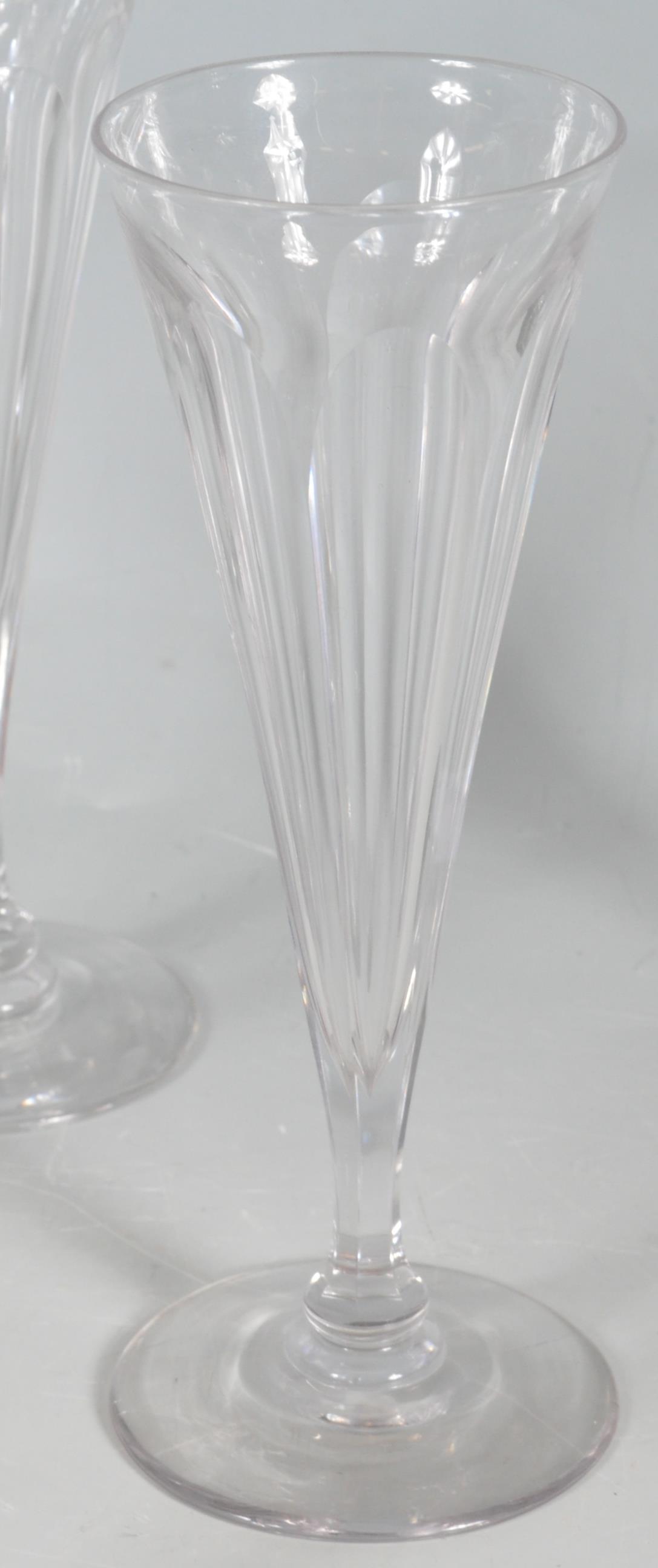ANTIQUE SET OF SIX 19TH CENTURY GEORGIAN ALE GLASSES - Image 3 of 5