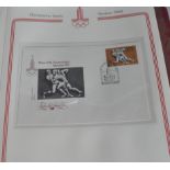 RUSSIAN MOSCOW OLYPIC GAMES 1980 - COLLECTION OF STAMPED COVERS