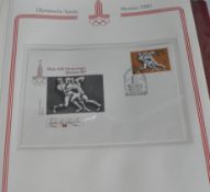 RUSSIAN MOSCOW OLYPIC GAMES 1980 - COLLECTION OF STAMPED COVERS