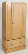 19TH CENTURY VICTORIAN PINE WARDROBE