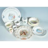 COLLECTION OF PETER RABBIT AND BUNNYKINS CERAMIC WARES