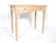 19TH CENTURY VICTORIAN PINE WRITING TABLE