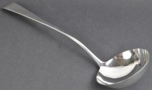 GEORGIAN SILVER HALLMARKED SOUP LADLE