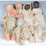 COLLECTION OF FIVE EARLY 20TH CENTURY 1930S CHILDRENS DOLLS