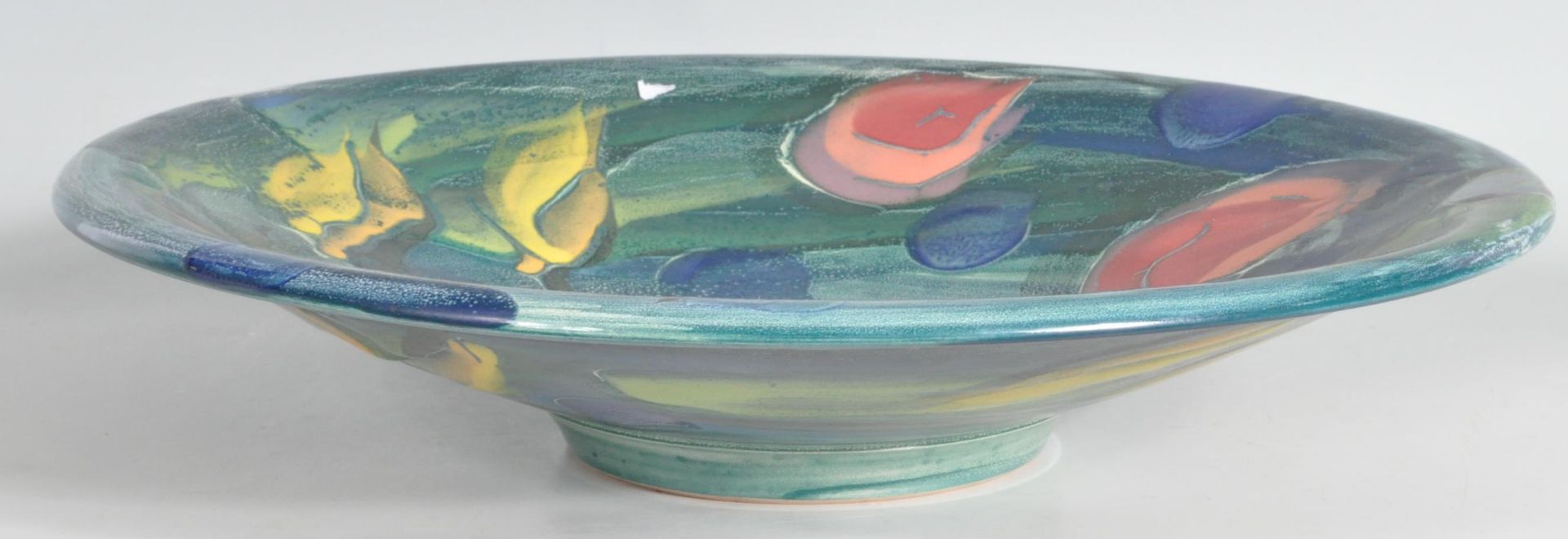 LOUISE GILBERT SCOTT - LOCAL BRISTOL ARTIST - LARGE CENTREPIECE BOWL - Image 2 of 8