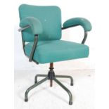 MID CENTURY RETRO 1950'S TUBULAR METAL SWIVEL CHAIR