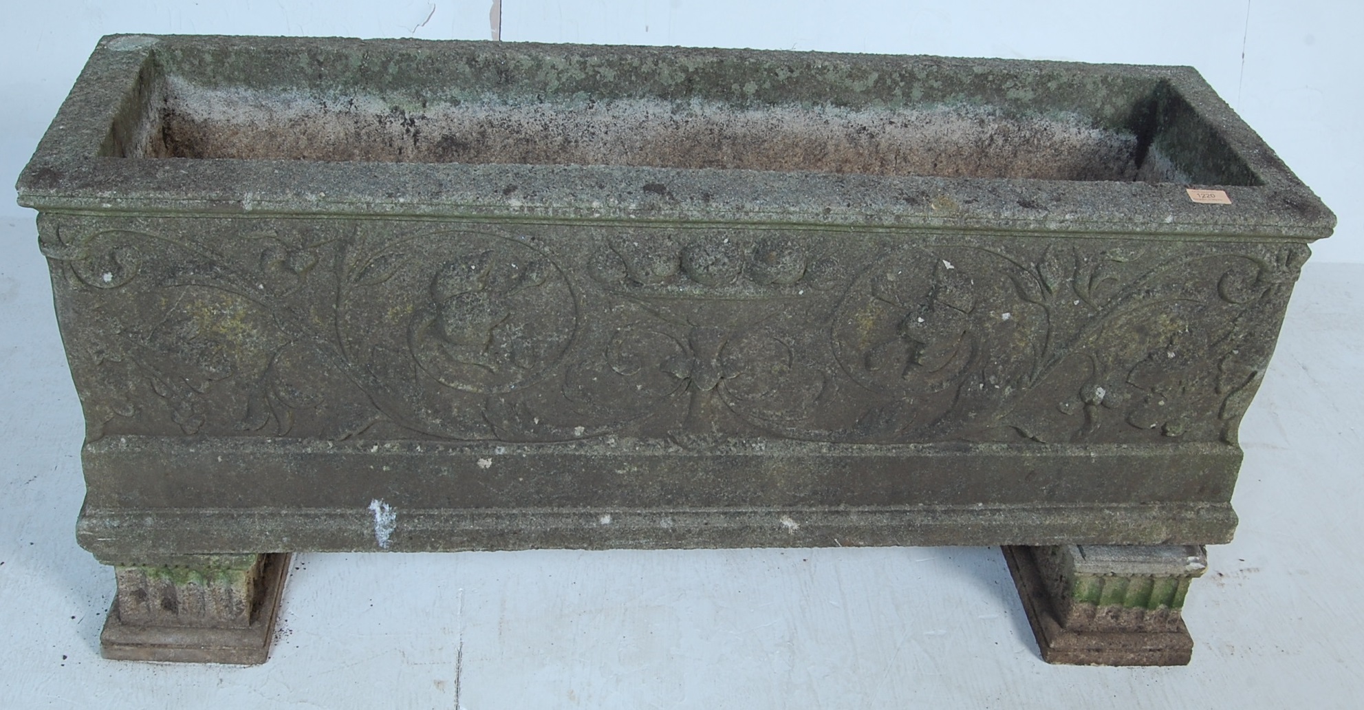 LARGE 19TH CENTURY VICTORIAN STONE TROUGH - Image 2 of 6