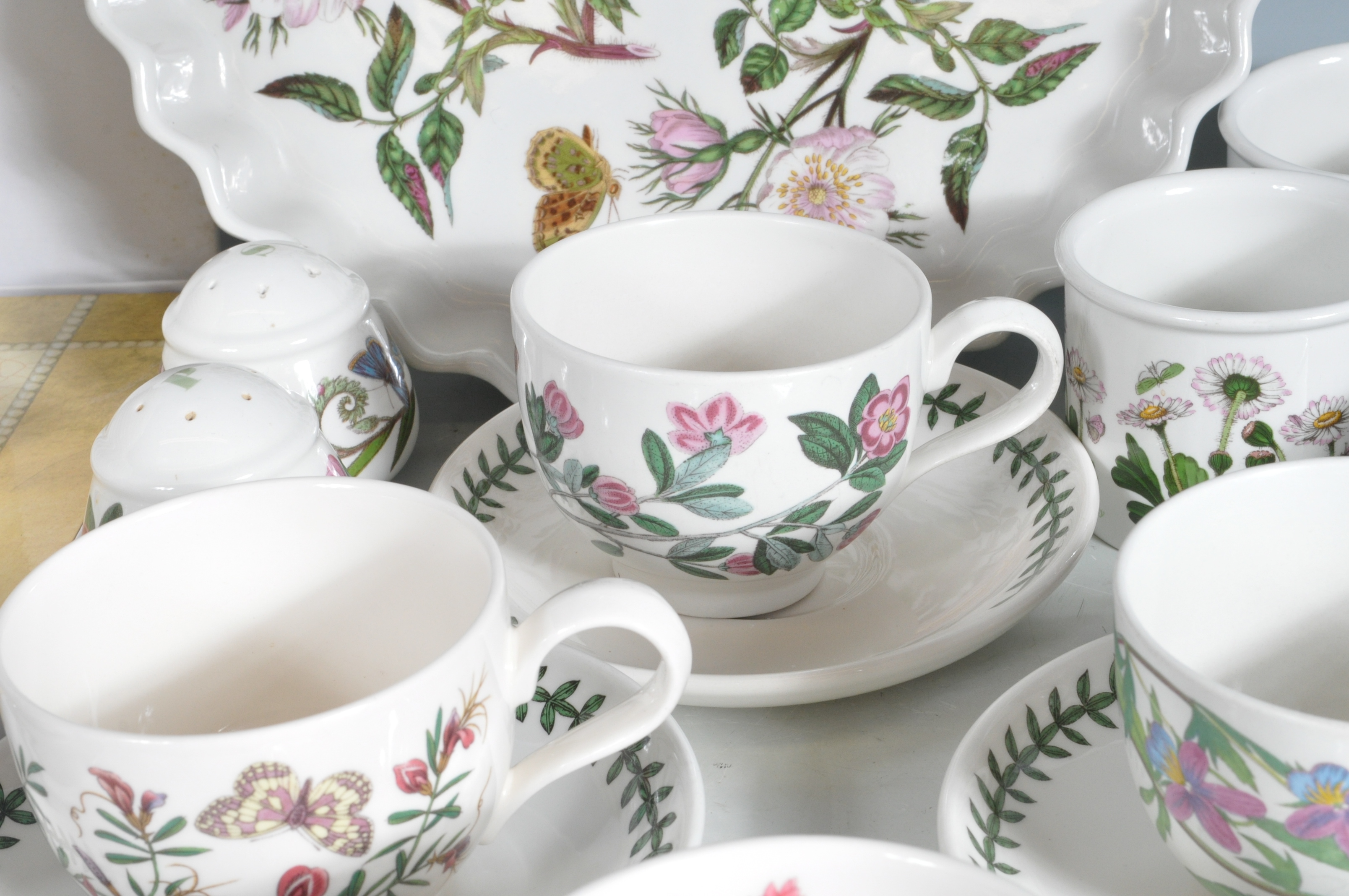 PORTMERION BOTANIC GARDEN PATTERN CERAMIC TEA SET - Image 6 of 15