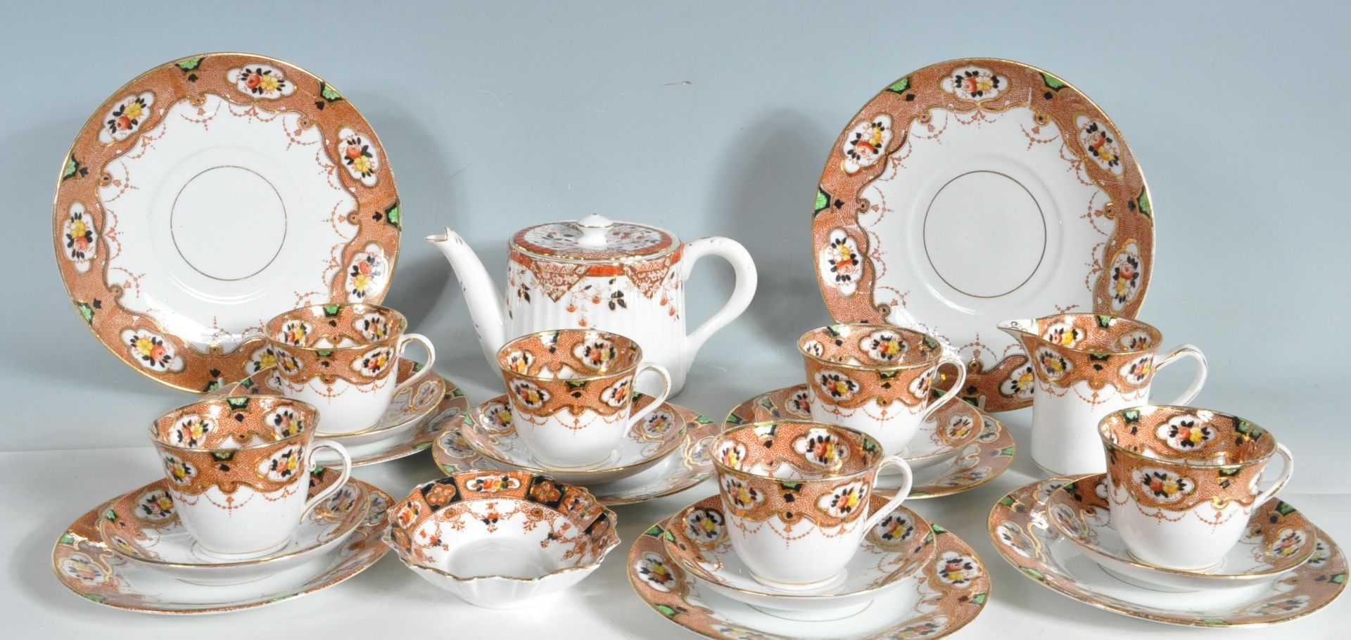 ANTIQUE EARLY 20TH CENTURY ROYAL STAFFORDSHIRE TEA SERVICE
