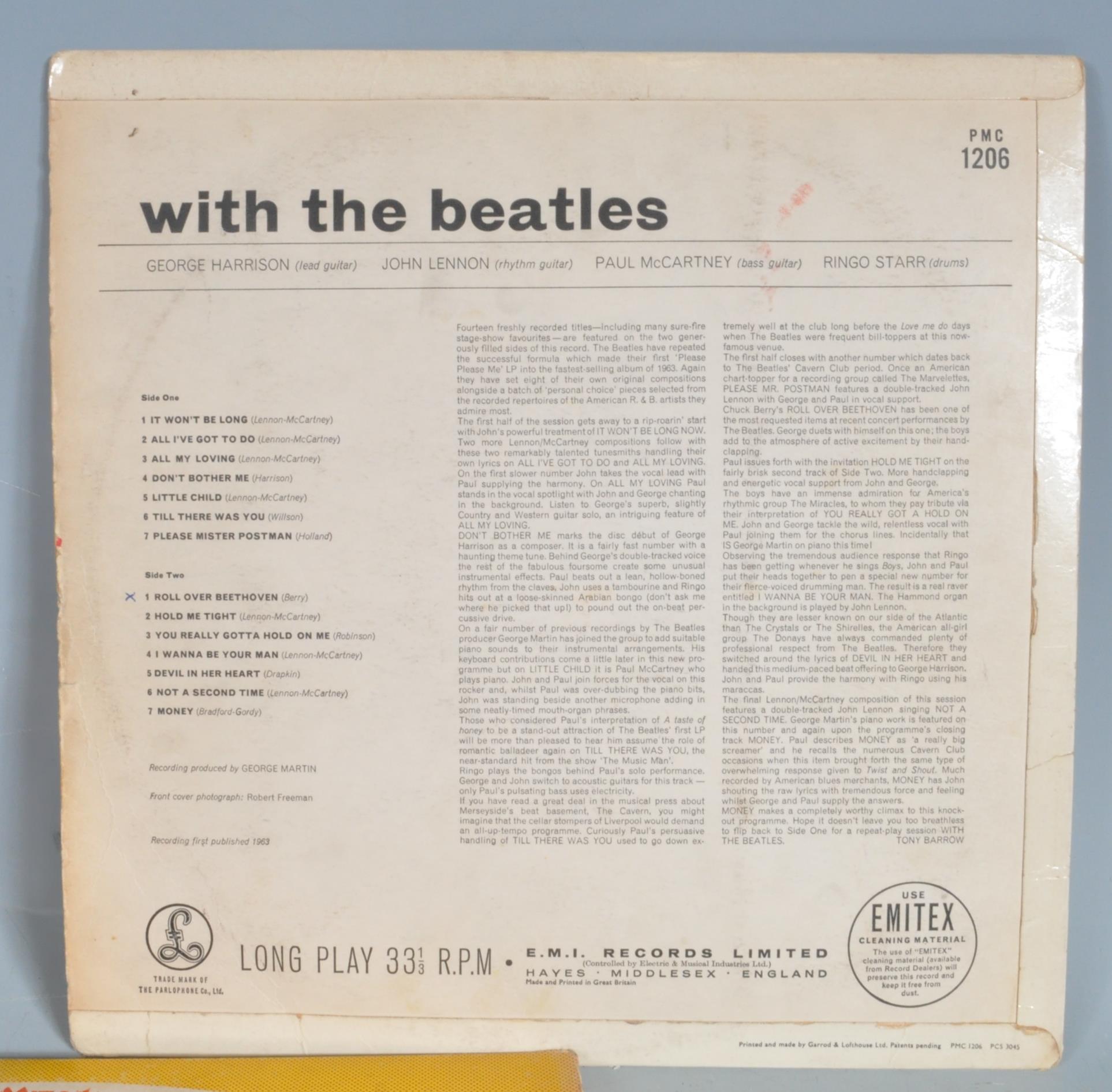 THE BEATLES - A GROUP OF FOUR VINYL RECORD ALBUMS - Image 7 of 9