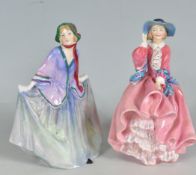 TWO VINTAGE 20TH CENTURY ROYAL DOULTON PORCELAIN FIGURINES