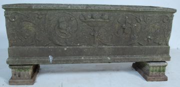 LARGE 19TH CENTURY VICTORIAN STONE TROUGH