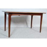 1970’S TEAK WOOD EXTENDING DINING TABLE